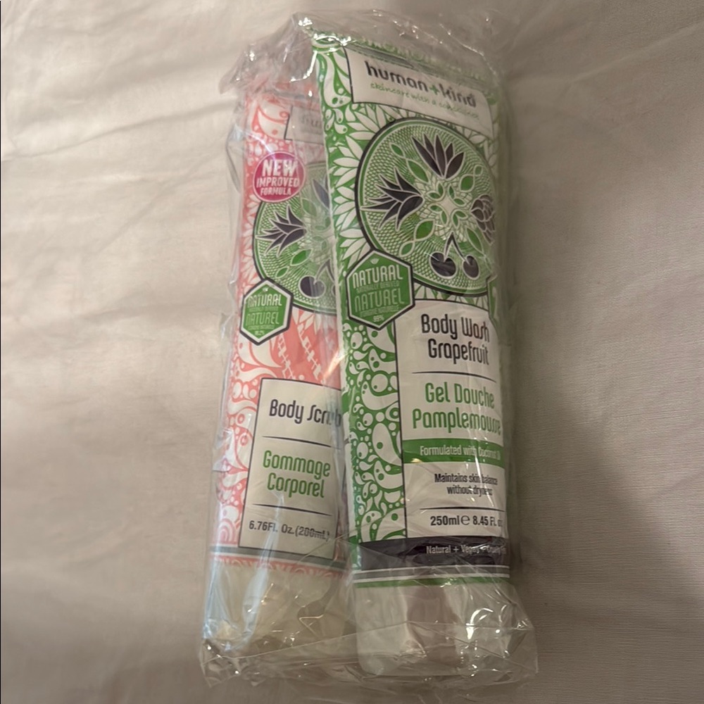 NWOT Humankind Body Wash and Body Scrub